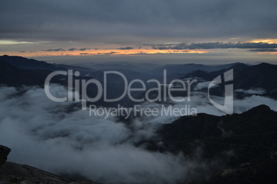 Sunset in Sierra Nevada