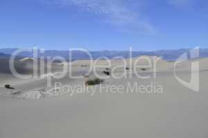 Sandy dunes in the Death Valley
