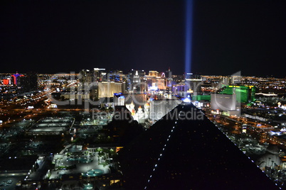 Las Vegas from the height