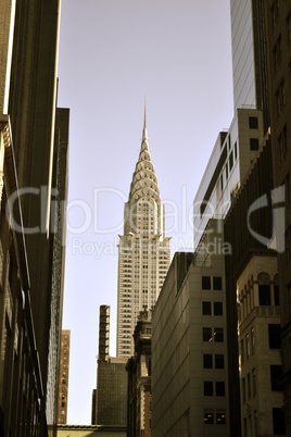 Chrysler building from 5th avenue