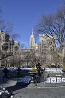 Empire State Building from the Madison Square Park