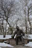 Hans Christian Andersen statue in Central Park
