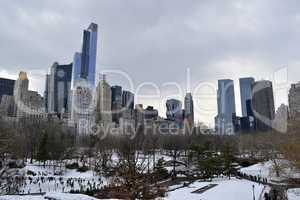 Winter on the south of Central Park