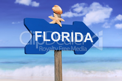 Florida mit Strand und Meer in den Ferien im Sommer