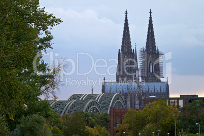 Kölner Dom und Höhenzollernbrücke