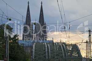 Kölner Dom und Höhenzollernbrücke