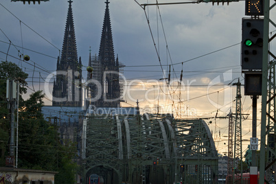 Kölner Dom und Höhenzollernbrücke