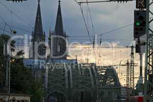 Kölner Dom und Höhenzollernbrücke