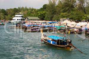 Hafen in Ao Nang auf Krabi