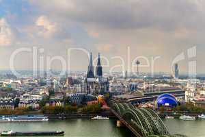 Kölner Dom und Höhenzollernbrücke