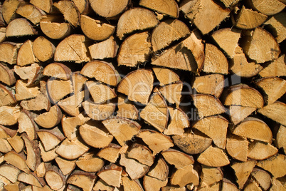 Stapel Brennholz Textur Hintergrund