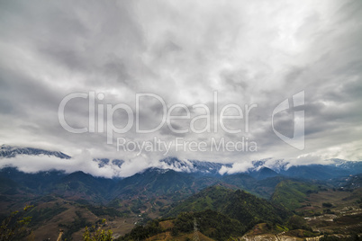 Rice field terraces. Sapa Vietnam