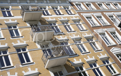 Altbaugebäude in Hamburg, Deutschland