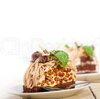 chestnut cream cake dessert