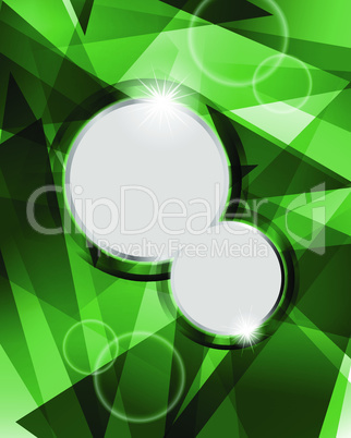 Technological green background