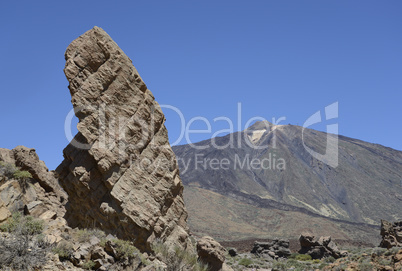 Roque Torrotito und Teide, Teneriffa