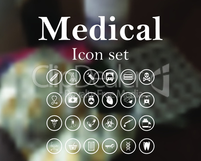 Medical icon set