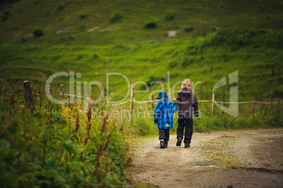 Wandern in den Alpen