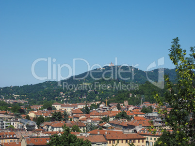 Aerial view of Turin