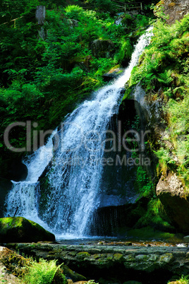 Der Wasserfall in Triberg im Schwarzwald - 2