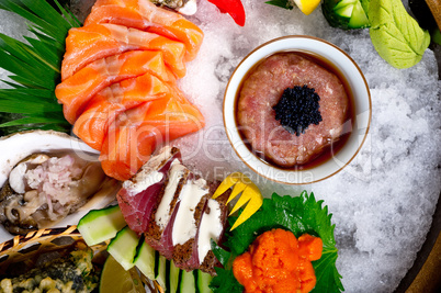 fresh sushi choice combination assortment selection