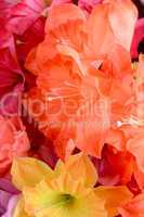 Colorful of Artificial flowers