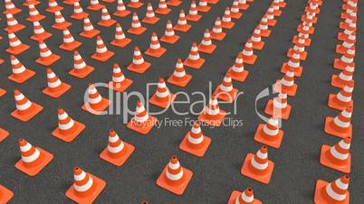 Traffic cones tracking