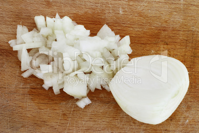 diced vegetable - onion