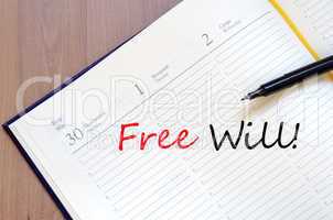 Free will concept