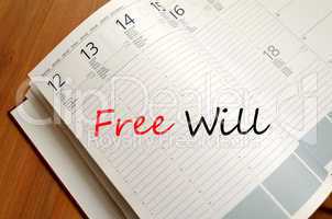 Free will concept