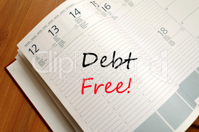 Debt Free Concept