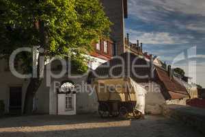 middle ages wagon stall