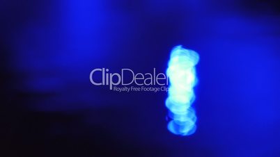 Light Bokeh in Water City Evening Blue Middle Loop 1 Night Background
