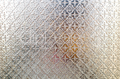 pattern on window glass background
