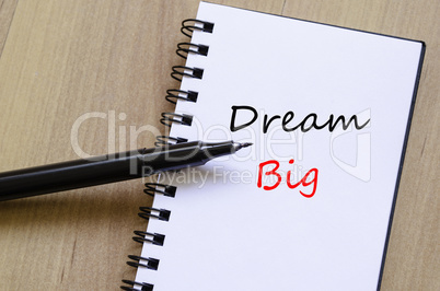 Dream Big Concept