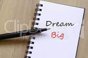 Dream Big Concept