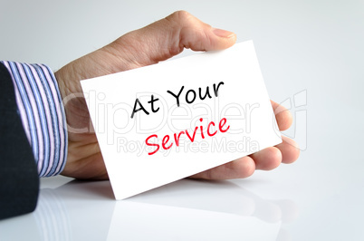 At Your Service