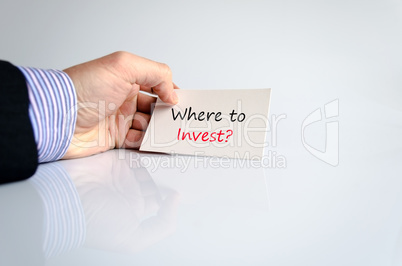 Where To Invest