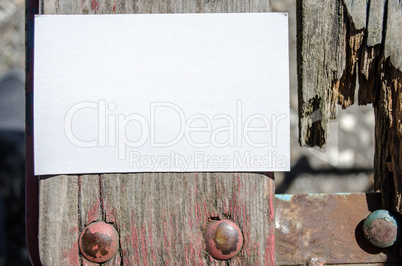 Blank Note Book on Wooden Background