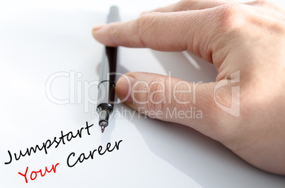 Jumpstart Your Career Concept