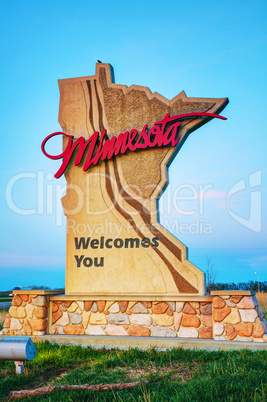 Minnesota welcomes you sign