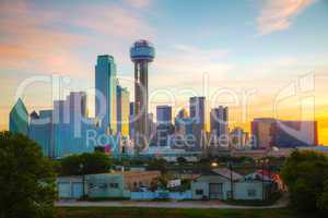 Overview of downtown Dallas