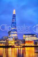 Overview of London with the Shard London Bridge