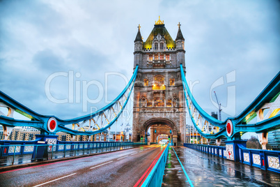 Tower bridge in London, Great Britain