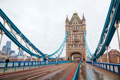 Tower bridge in London, Great Britain