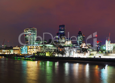 Financial district of the City of London