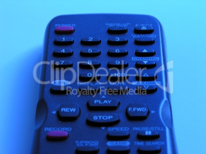 Close Up of Television Remote Control