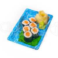 take away sushi express on plastic tray