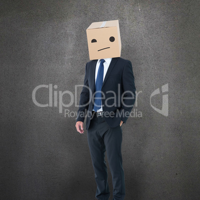 Composite image of anonymous businessman