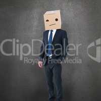 Composite image of anonymous businessman